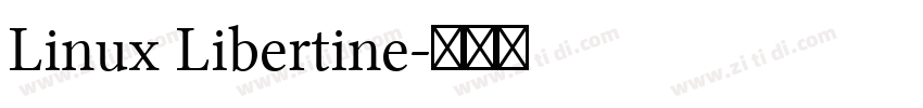 Linux Libertine字体转换 Linux Libertine字体转换